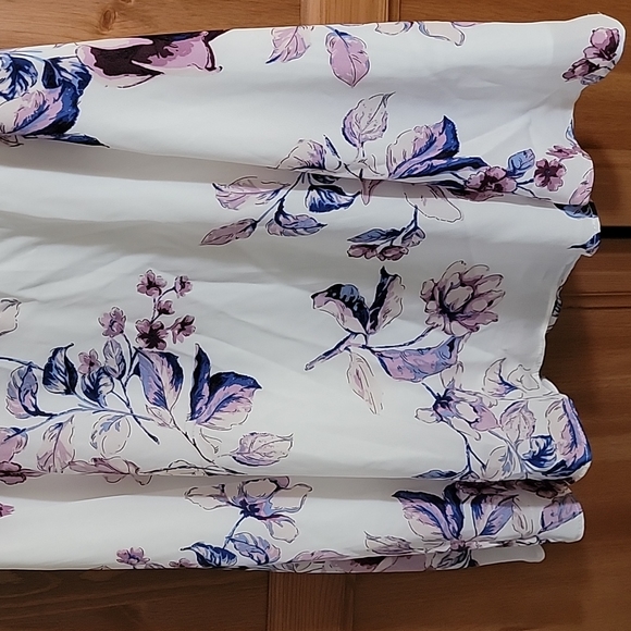 Lulu’s Madera White Floral Print Skater Dress L - Picture 3 of 8